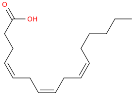 4,7,10 hexadecatrienoic acid, (z,z,z) 